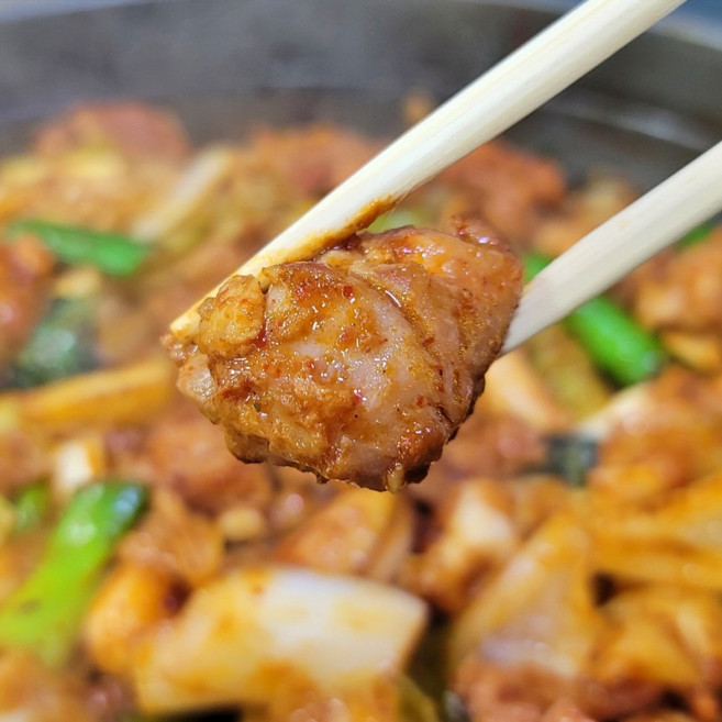 국산닭 춘천 닭갈비, 춘천+간장맛, 4개, 500g