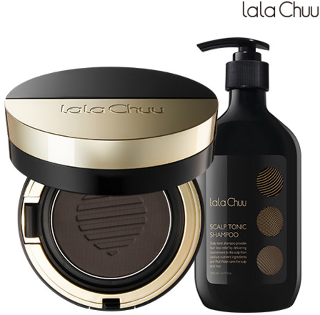 헤어쿠션 마스터 본품+스칼프 토닉 샴푸, 라이트브라운, 1개