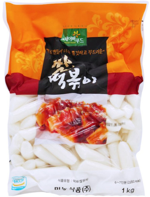 쌀떡볶이 건조떡1kgX10봉, 10개, 1kg
