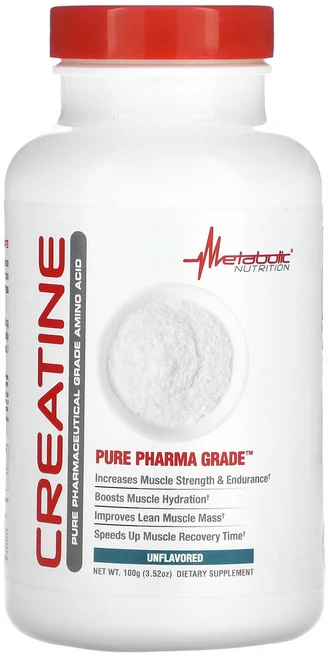 Metabolic Nutrition 메타볼릭 뉴트리션 크레아틴 100g 파우더 운동보충제, 99.79 g, 1개 - 쿠팡