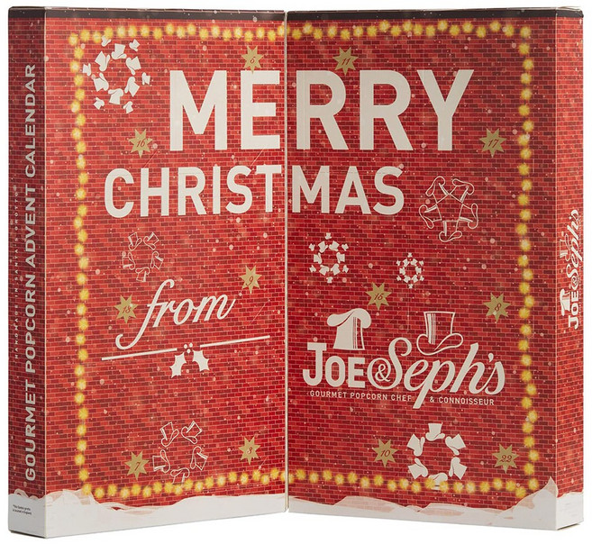 Joe & Seph's 크리스마스 조앤셉 팝콘 어드벤트 캘린더 2021 카라멜 초콜릿 Christmas Popcorn Calendar, 1개