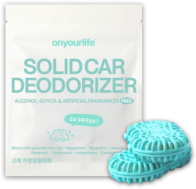 온유어라이프 자동차 에어컨 냄새제거 차량 에어컨 냄새 제거제, 피톤치드, 1개