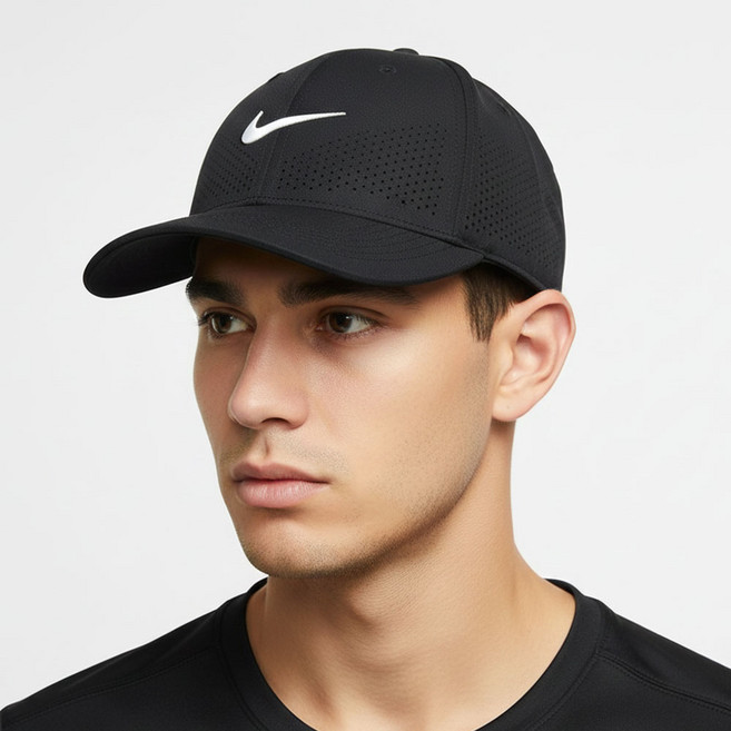 나이키 공용 메쉬 모자 골프 등산 마라톤 야외운동 통기성 좋은 경량 우븐 스포츠 볼캡, 1개