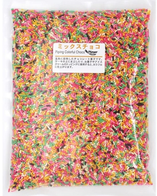 일본 스프링클 믹스 초콜릿 500g 대용량 빙스 아이스크림 토핑 초콜렛, 1개