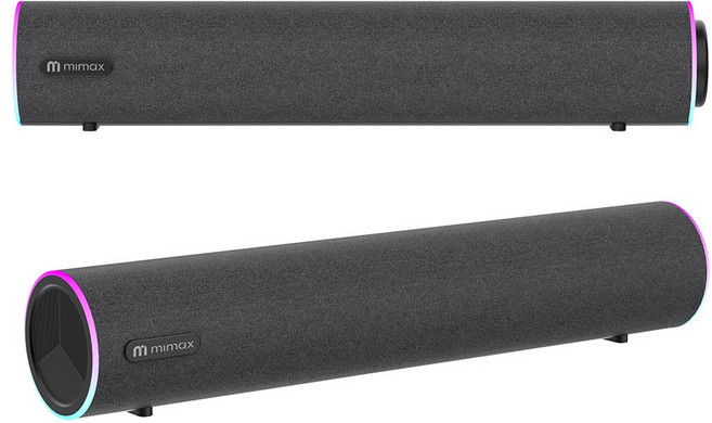 mimax 無線藍牙家庭劇院 Soundbar 簡約設計居家音響, 夜幕黑, PLAY 3D