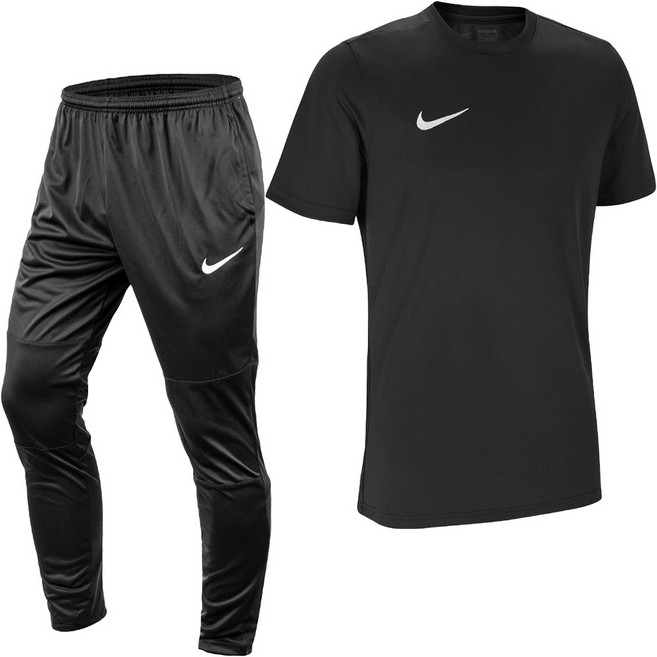 나이키 기능성 반팔티 트레이닝 바지 반팔 티셔츠 운동복 세트 남여공용 트레이닝복 + ALS 마스크