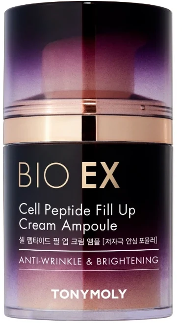 토니모리 바이오이엑스 셀펩타이드 필업 크림 앰플 (영양크림 고보습 주름 미백 기능성)본품 50ml+리필 30ml, 1개