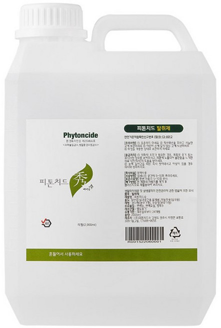 피톤치드수 편백수 피톤치드 스프레이 탈취제 리필, 1개, 2L