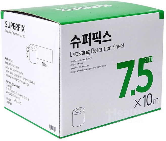 밴드골드 슈퍼픽스 7.5cm x 10m/반창고/의료용 픽싱롤/픽스롤, 1개, 1개입