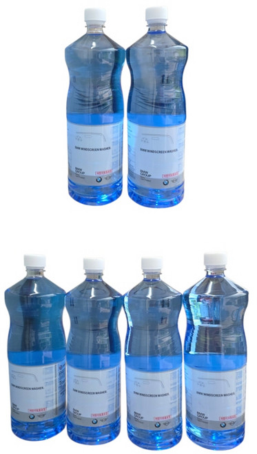 bmw 미니 순정 에탄올 워셔액 windshield washer antifreez, 6개, 1.8L