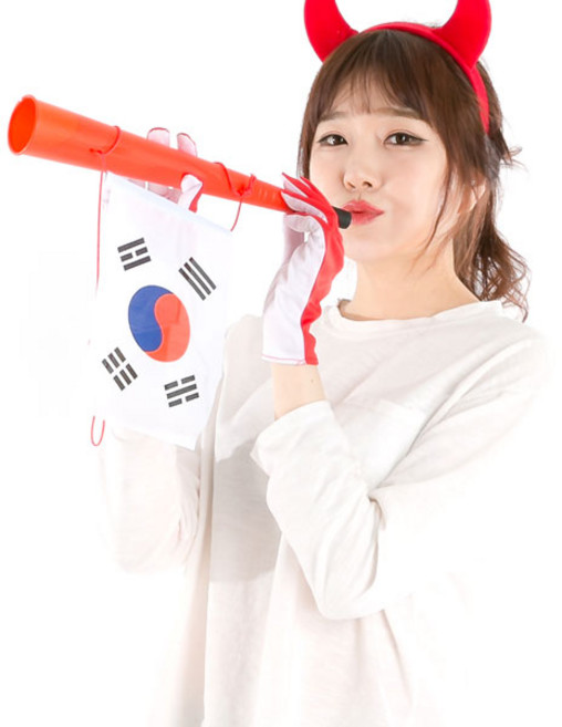 OK파티 응원태극기나팔