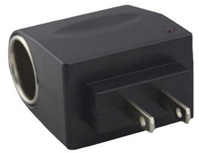 호환 AC 가정용 벽면 콘센트 전원 12V 차량용 충전기 시거잭 어댑터 인버터, Black