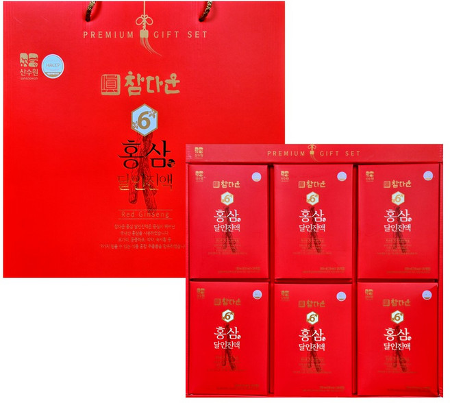 산수원 41 참다운 6년근 홍삼 달인진액 70ml, 60개