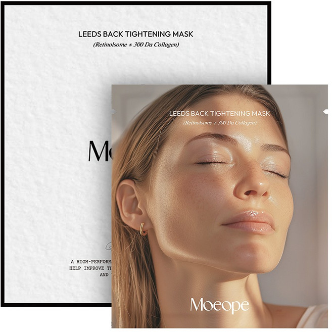 모어프 석고팩 리즈 백 타이트닝 마스크, 1개, 4개입