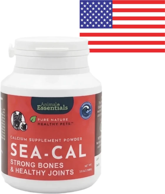애니멀에센셜 해조칼슘 100g 강아지 고양이 식물성 칼슘 관절 연골 영양제 보충재 분말 NASC 인증, 1개, 뼈/관절강화 - 쿠팡