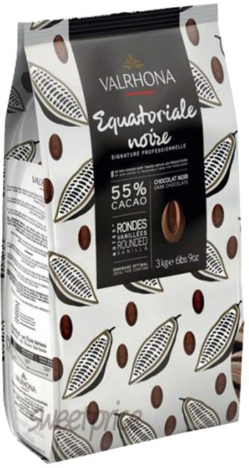 발로나 에콰토리얼 누아 다크 초콜릿 55%, 3kg, 1개