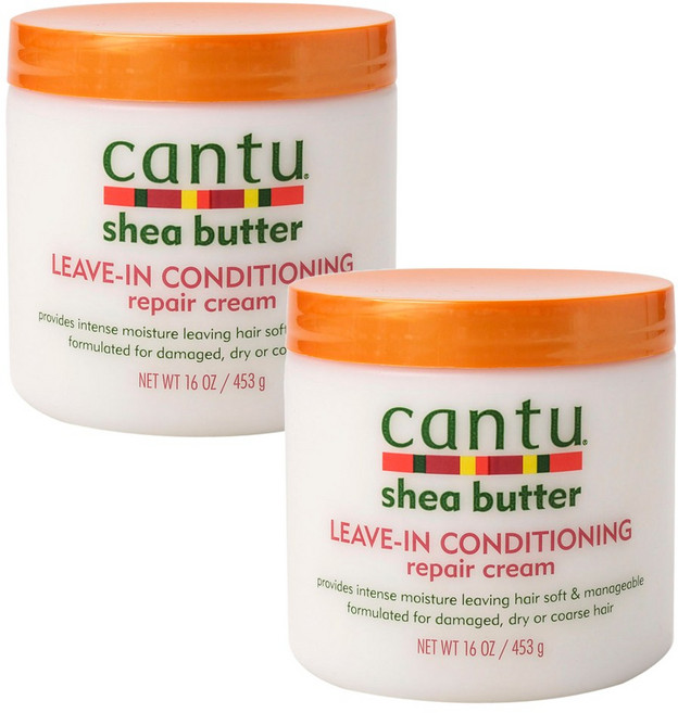칸투 시어 버터 리브-인 컨디셔닝 리페어 크림, 453g, 2개