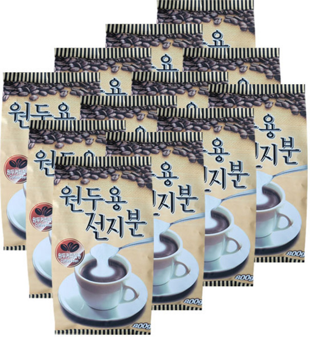 자판기원료 - 원두용 전지분 800g, 12개, 1개입