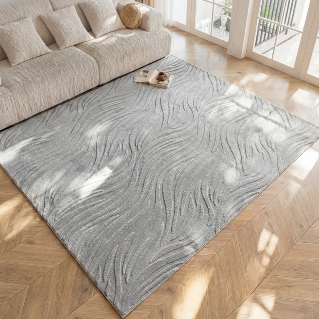 HOMEY NEST 프리미엄 소프트 러그 사계절 솜털 모던 방바닥 침실 카페트 FYR-DT