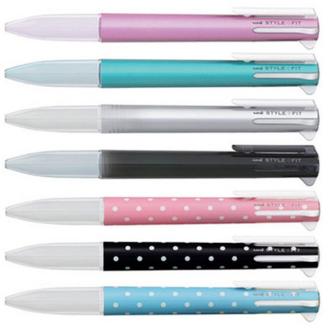 유니 스타일핏 5색 홀더 (UE5H-258), 도트블루