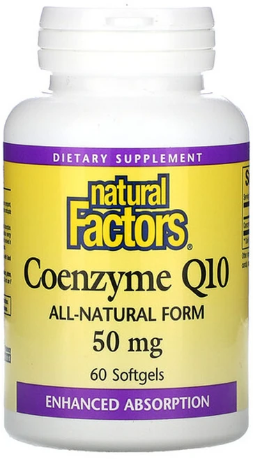 네츄럴펙터 코엔자임 Q10 50mg 소프트젤 60정, 1개 - 쿠팡