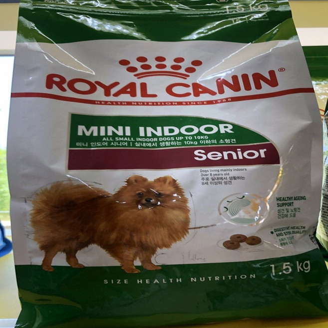 로얄캐닌 미니인도어 시니어 강아지 반려견사료 1.5kg_WA6AD4E sta953QR, 1개, 1ml, 1g