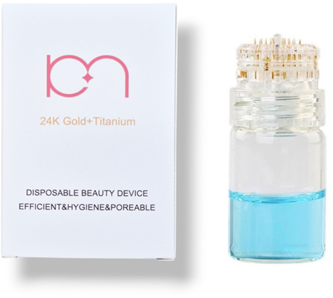 더마 MTS니들스탬프 앰플롤러 앰플스탬프 자동 MTS 메조 24K골드 앰플자동주입 스탬프 롤러, 1개, 롤러형0.25mm