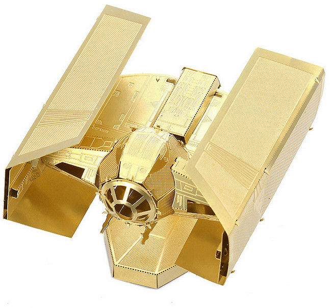 [알꿀밤-메탈퍼즐-스페이스워] TIE 파이터-골드, 1개