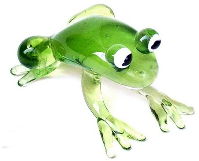 YCX0 개구리(3종) 글라스 미니어처(1P), YCX01(SLEEP)