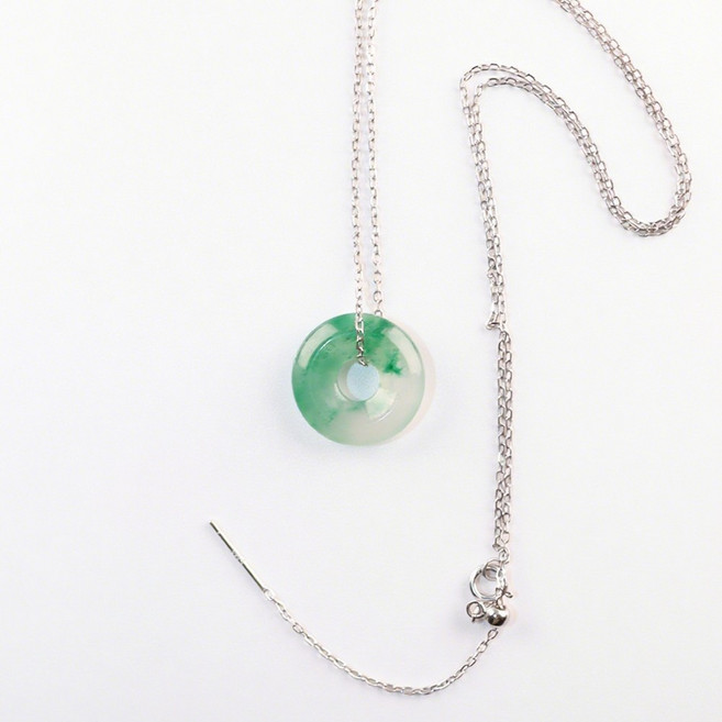 목걸이 순수 천연 옥 펜던트
