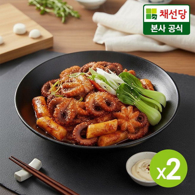 [채선당] 매콤쫄깃 쭈꾸미볶음 620gx2팩