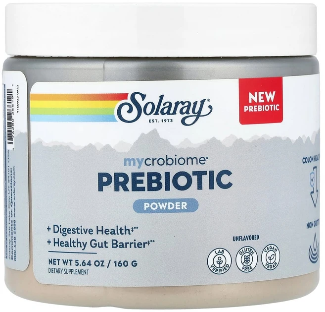 솔라레이 Mycrobiome 프리바이오틱 분말 무맛 160g(5.64oz), 1개, 160g - 쿠팡