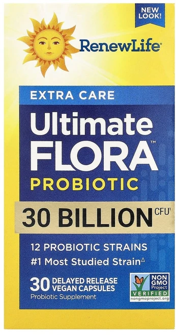 리뉴 라이프 얼티미트 플로라 데일리 케어 300억 30베지캡슐, 1개, 30정 - 쿠팡