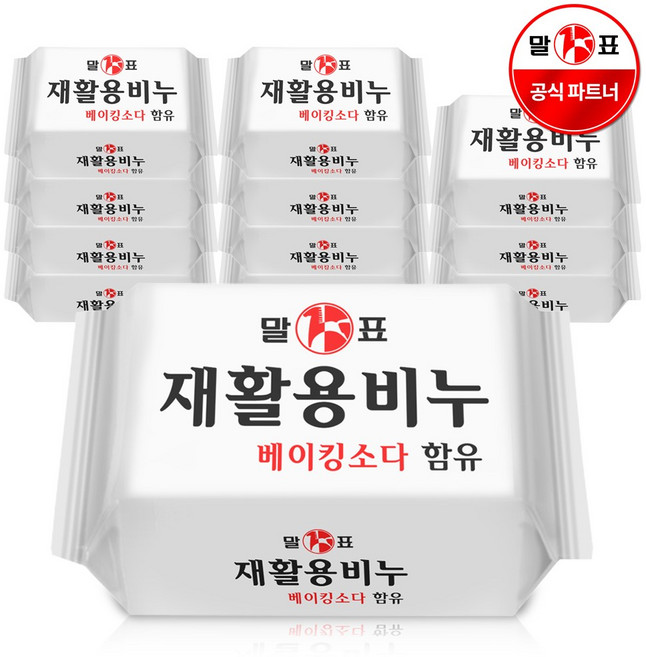 말표천광 재활용 세탁비누g /베이킹소다함유/대용량, 400g, 12개