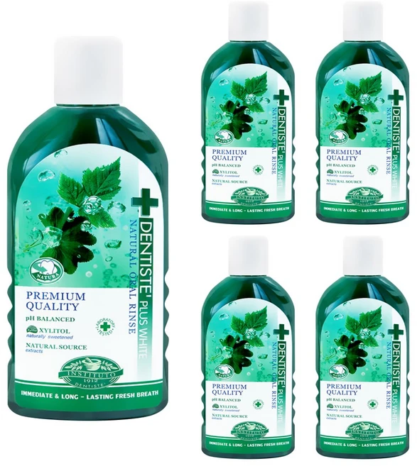 덴티스테 내츄럴 오랄린스 구강청결제, 700ml, 5개 - 쿠팡