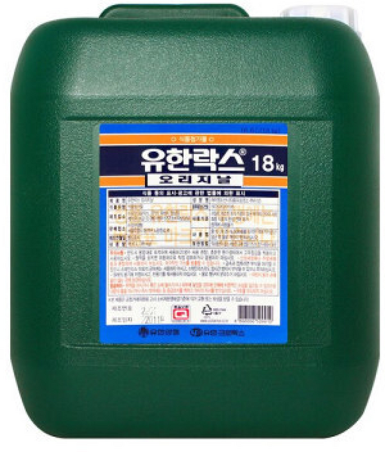 유한락스 대용량 말통 레귤러, 1개, 18kg