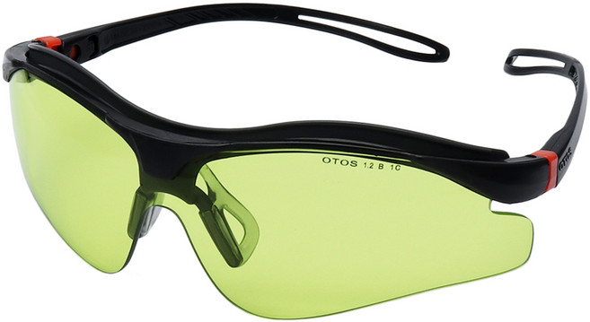 오토스 용접안경 차광보안경 B-811BS 차광도 1.2 산업용 (산소 가스 절단 용접용) 보호안경, 1개, 혼합색상