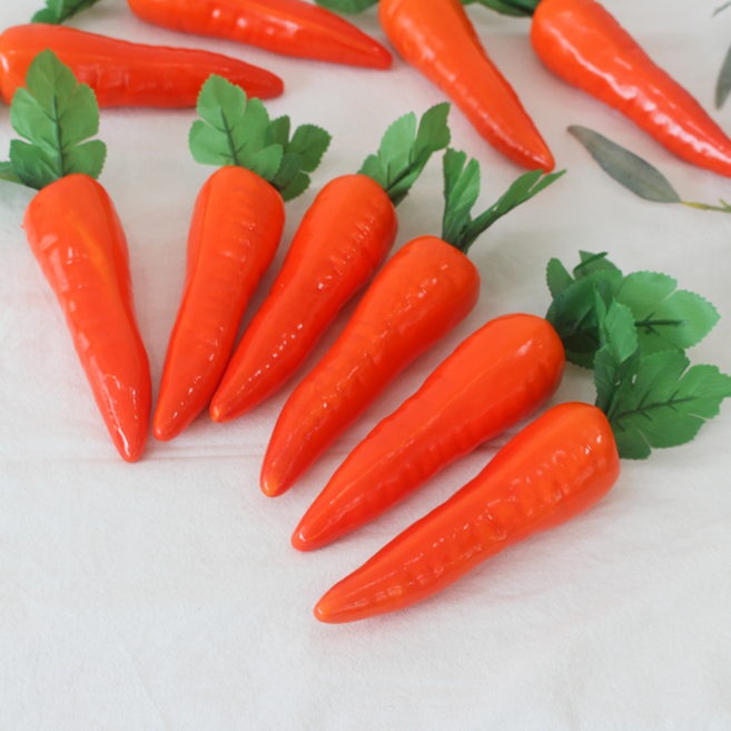 [왓위셀] 당근모형 인조 야채 채소, 당근모형 10개