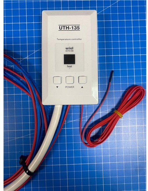 우리엘전자 4KW 조절기+온도센서+파워코드 세트상품, UTH-170L 세트상품