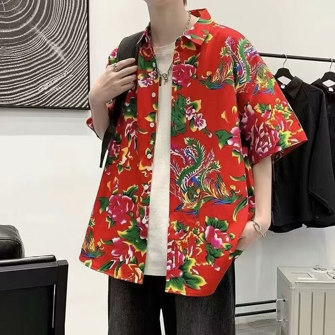 花襯衫 大花短襯衫【M-3XL】
