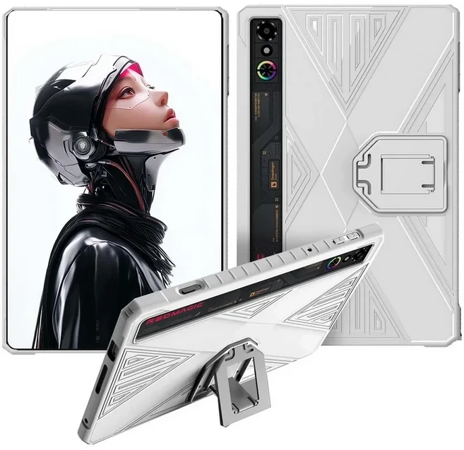 RedMagic Astra 케이스 9.06″ REDMAGIC 게임용 태블릿 3 Pro 2025 슬림 소프트 TPU 보호 커버 충격 방지용, 02 White