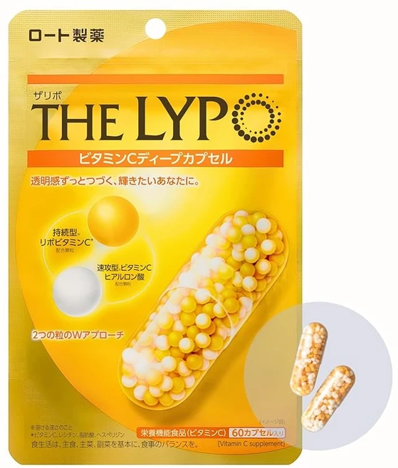 자리포 비타민C 딥 캡슐 60알 리포 비타민C 히알루론산 함유 리포좀 삼십 일분, 1개, 60정 - 쿠팡