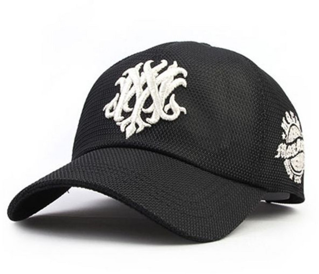 쇼미캡 국산 올 메쉬볼캡 블랙화이트 런닝 야구모자 jx2*294VF