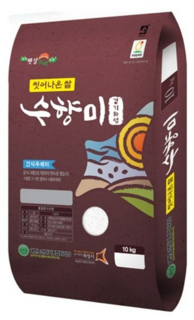 씻어나온 수향미 골든퀸 3호 백미 특등급, 10kg, 1개