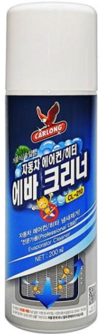 나바켐 카롱 에바클리너 거품식 솔잎향 200ml CL-210 자동차 에어컨 히터 탈취 세정 차량 에어컨 청소 냄세 제거, 1개, 1개