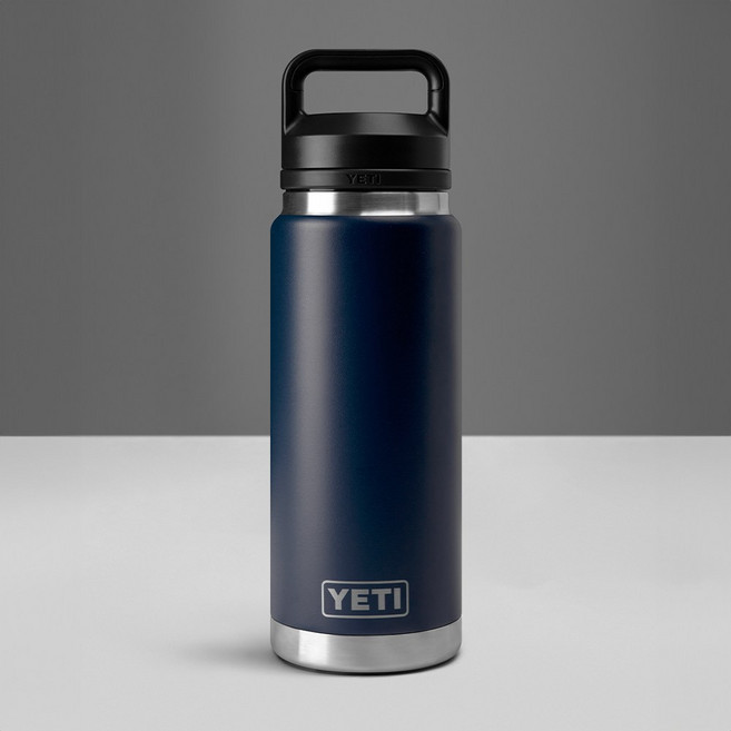 [정식수입] 예티 텀블러 램블러 워터 보틀 처그 캡 769ml 26oz (리브퍼콜라보 식약처인증), 1개, 네이비