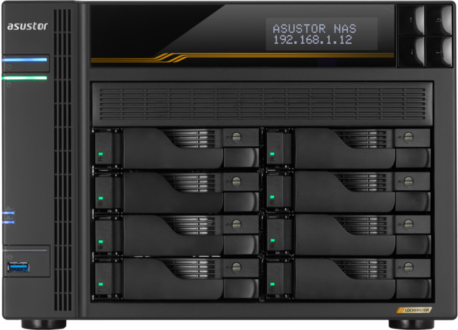 아수스토어 AS6808T 케이스 8베이 기업용 나스 스토리지 서버 라스코