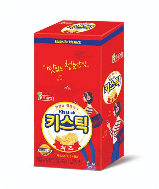 롯데햄 키스틱 치즈 600g 소시지 간식, 1개