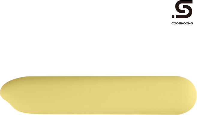쿠슝 팜레스트 마우스 패드 마우스 키보드 손목 받침대 쿠션, 2.키보드 COOSHOONG-RCS-106, 12.Light yellow (라이트 옐로우), 1개