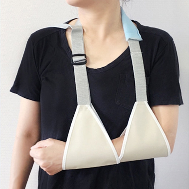 깁스 팔걸이 팔기브스 보호대 손 골절 팔걸이 소아 성인용, 1개